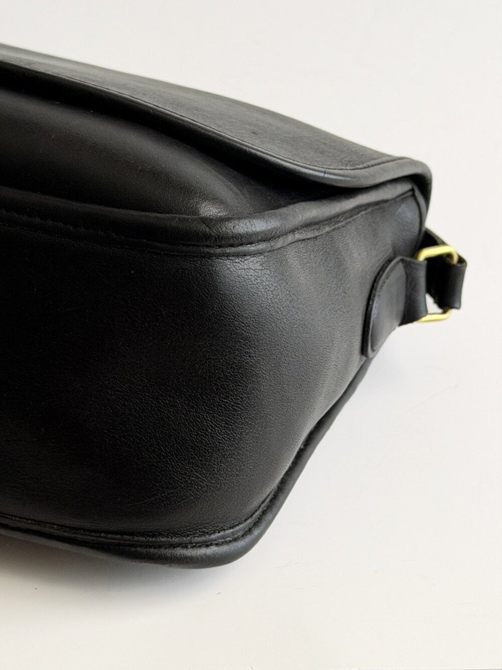 Vintage Coach 9790 City Bag Black Leather USA Crossbody 1994 - Picture 7 of 16